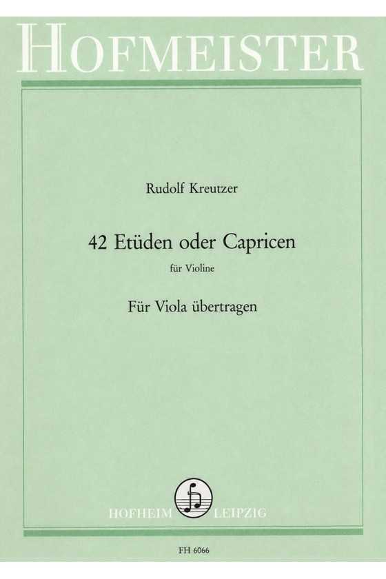 Kreutzer, 42 Studies Or...