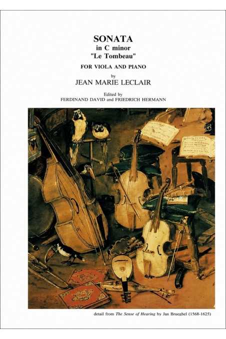 Leclair, Sonata in C minor " Le Tombeau' for viola and piano