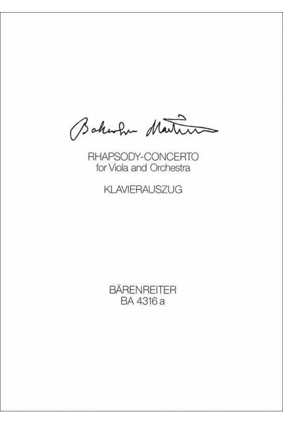 Martinu Klavierauszug For...