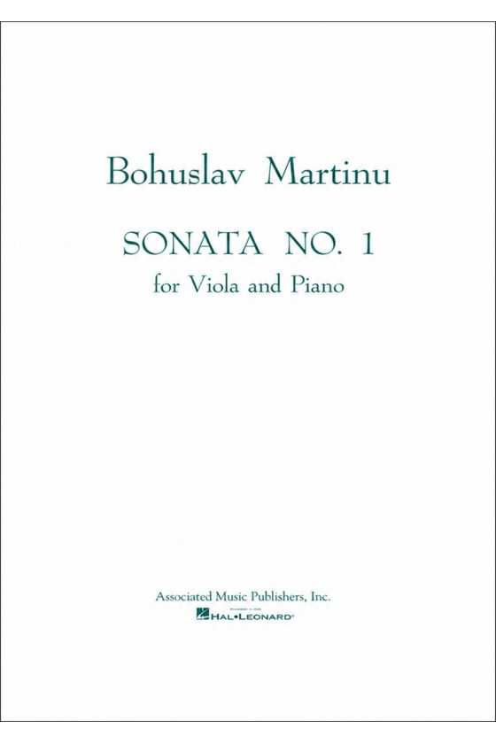 Martinu, Sonata No 1 For...