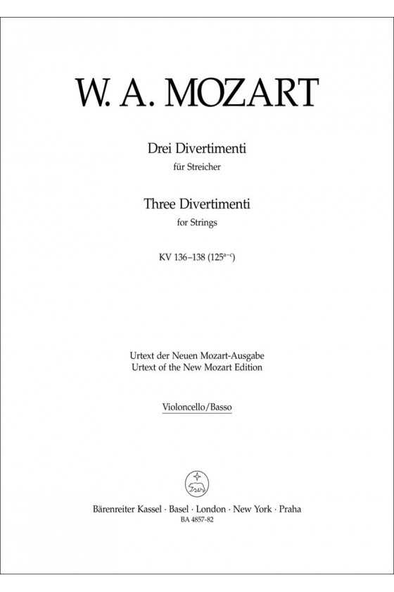 Mozart, Three Divertimenti...