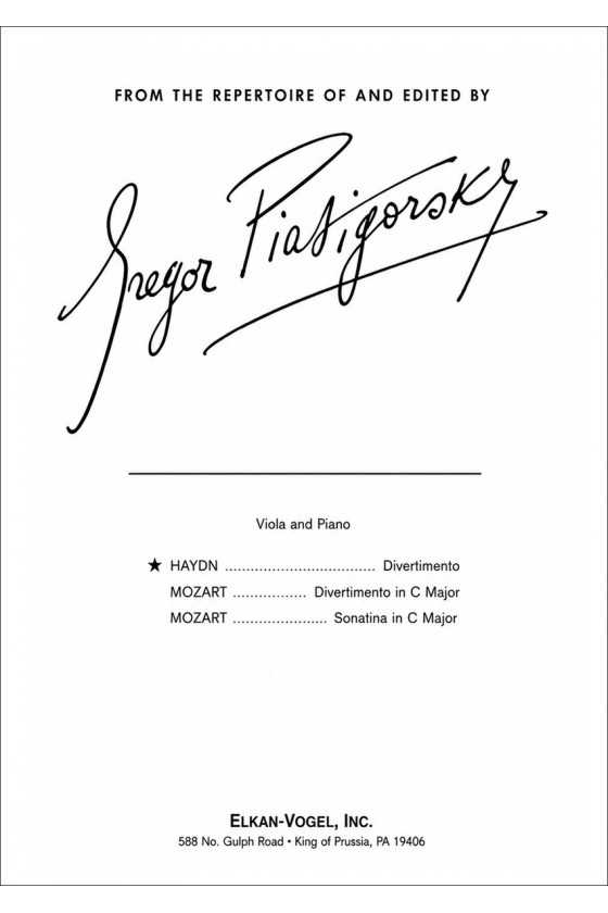 Piatigorsky Haydn...