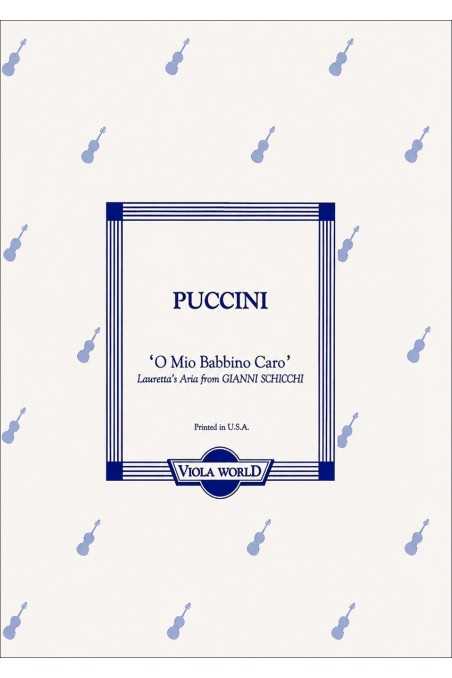 Puccini, O Mio Babbino Caro For Viola (Viola World)