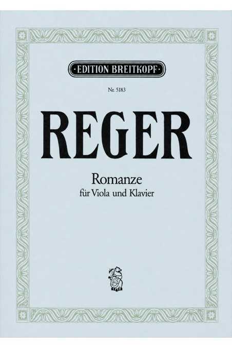 Reger Romanze In G Major WoO 11/10 For Viola (Breitkopf & Härtel)