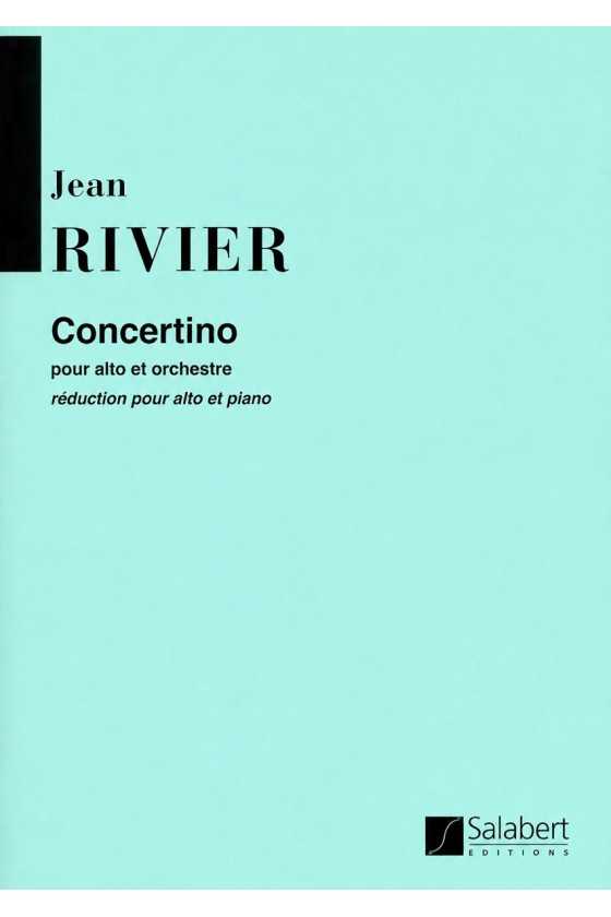 Rivier Concertino Pour Alto...