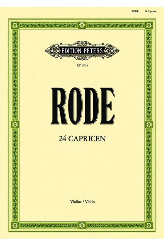 Rode, 24 Caprices for Viola...