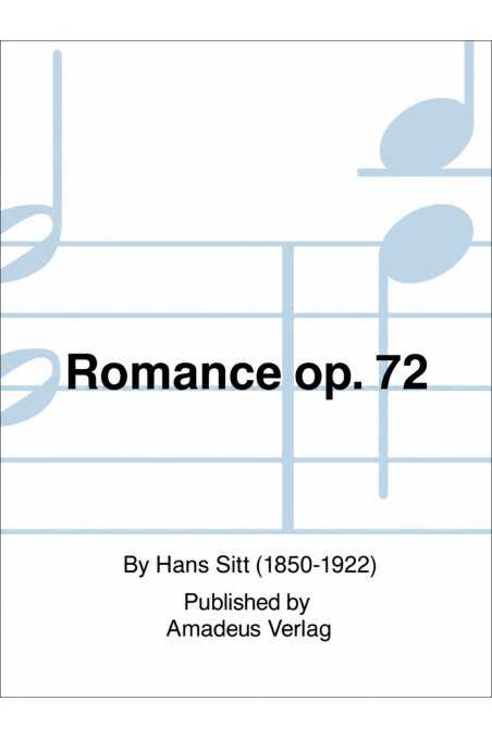 Sitt, Romance Op. 72 For Viola And Piano (Amadeus)
