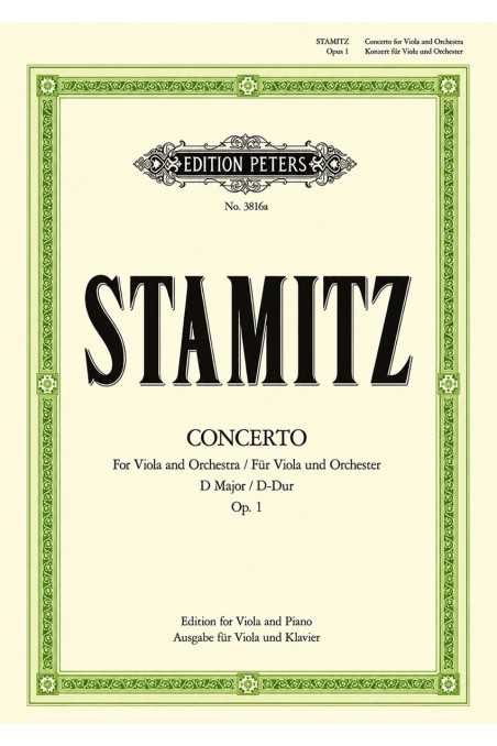 K. Stamitz, Concerto No.4 In D Major For Viola (Peters)