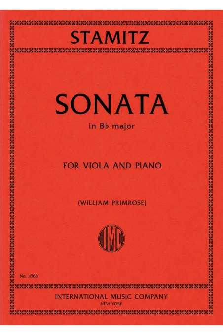 Stamitz, Sonata in B Flat Major for Viola and Piano (IMC)