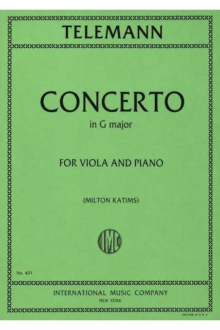 Telemann, Concerto In G For Viola (IMC)