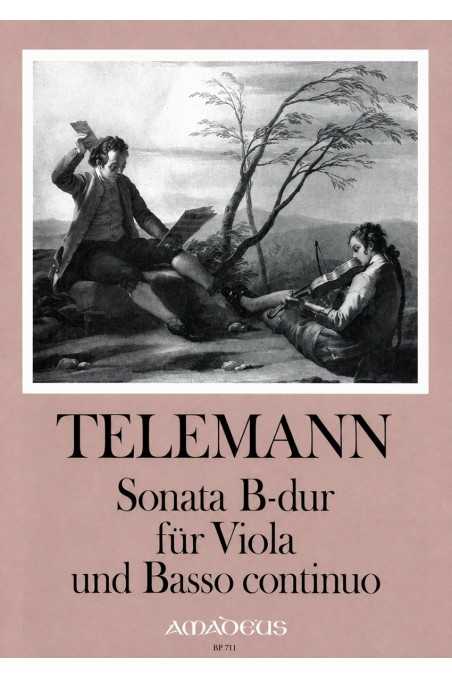 Telemann, Sonata In B Major For Viola And Piano (Amadeus)