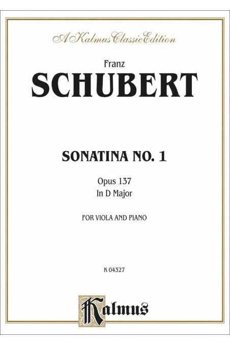 Schubert, Sonatina In D Major For Viola And Piano (IMC)