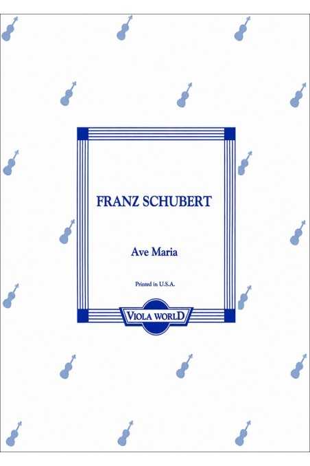 Schubert, Ave Maria For Viola And Piano (Viola World)