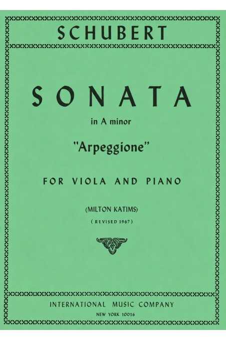 Schubert, Arpeggione Sonata in A Minor D821 arranged for Viola and Piano (IMC)