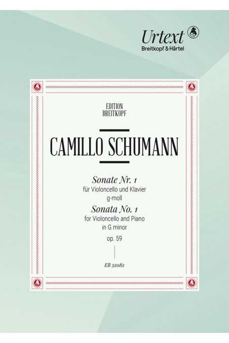 Camillo Schumann, Sonata No. 1 for Cello and Piano (Breitkopf)