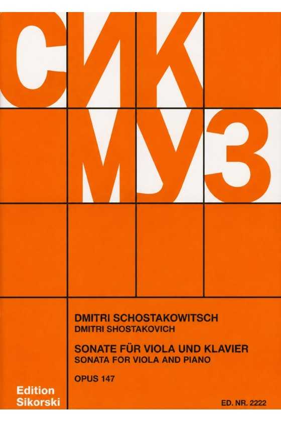 Shostakovich, Sonata Op147...