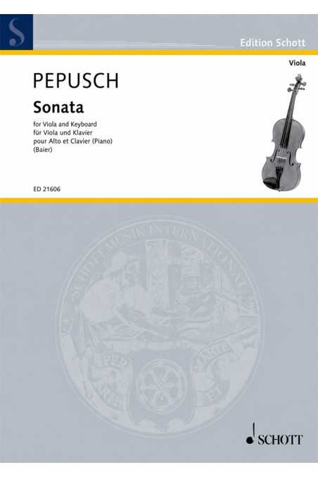 Valentine, Sonata In A Min For Viola (Schott)
