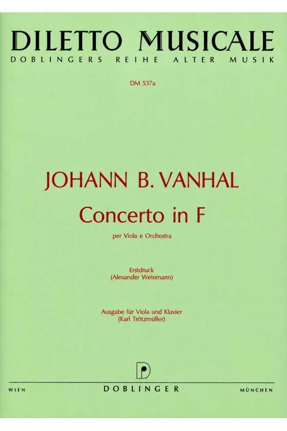 Vanhal, Concerto in F for...