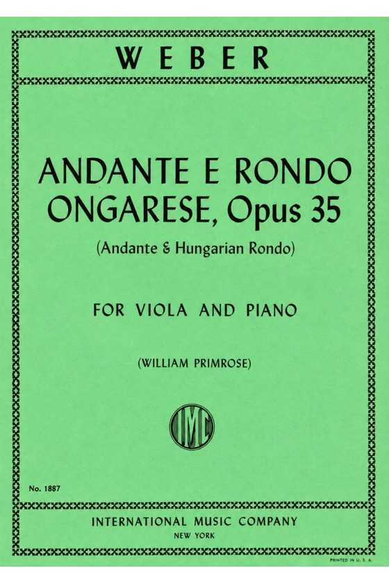 Weber Andante E Rondo...