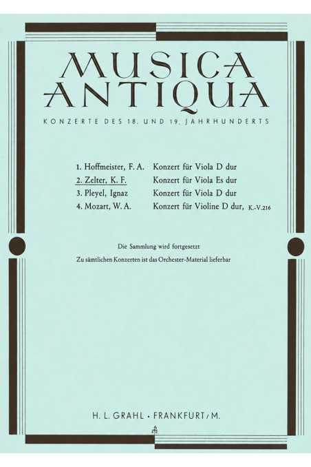 Zelter, Viola Concerto (Musica Antiqua)