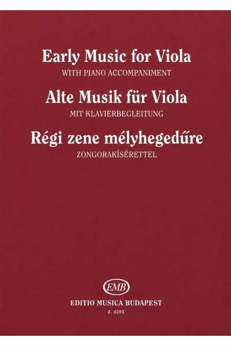 Early Music for Viola (EMB)