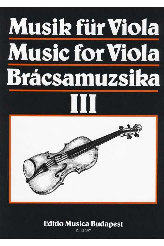 Szeredi, Music for Viola...
