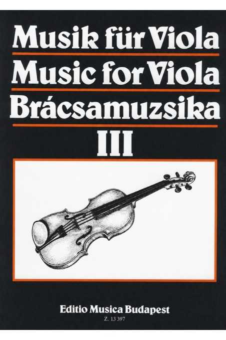 Szeredi, Music for Viola III (Musik fur Viola Bracsamuzsika) (EMB)