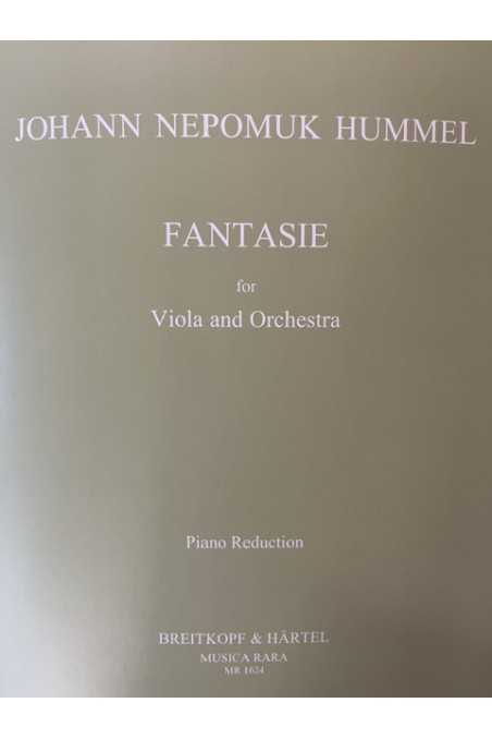 Hummel, Fantasie for Viola and Orchestra with Piano Reduction (Hartel)