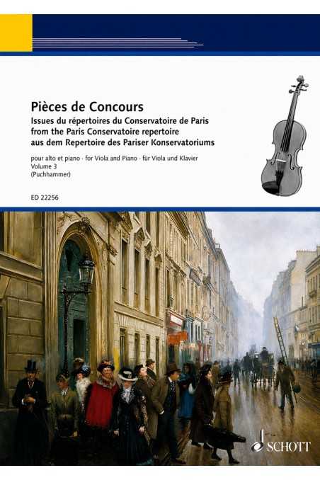 Pieces de Concours Volume 3 for Viola/Piano