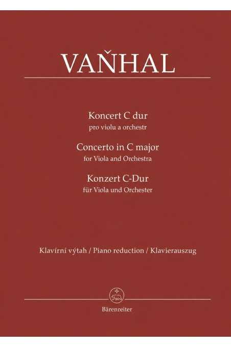 VanHal, Concerto in C major for Viola and Orchestra (Barenreiter)