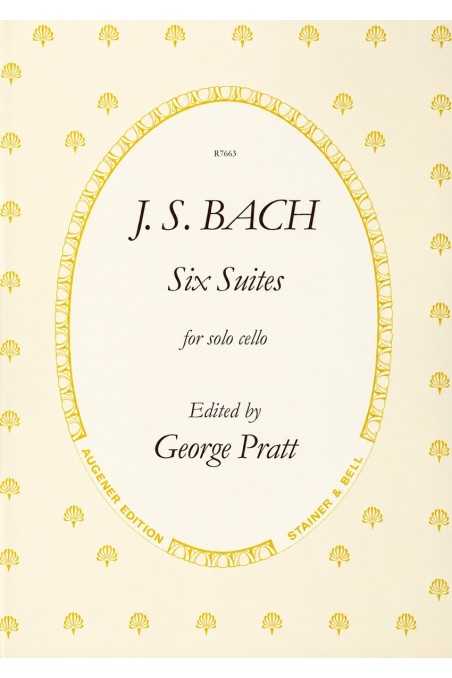 Bach Six Suites For Solo Cello Edited By George Pratt (Stainer & Bell)