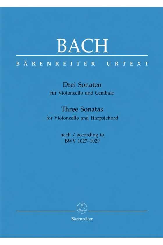 Bach, Three Sonatas For...