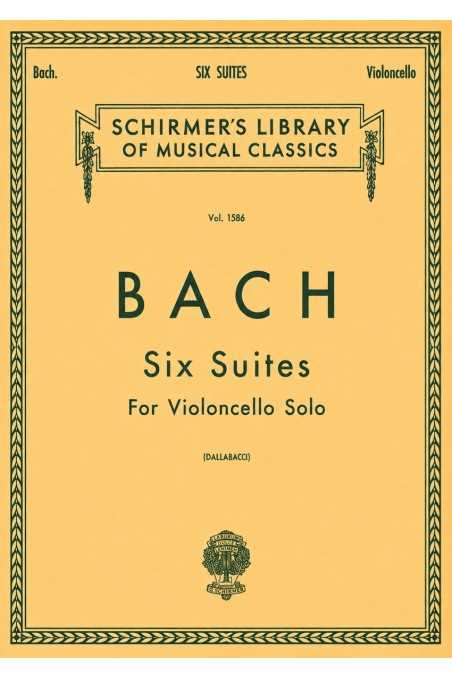 Bach, 6 Suites For Cello, Ed. Gaillard (Schirmer)