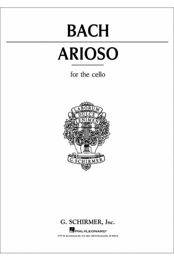 Bach, Arioso For Cello...