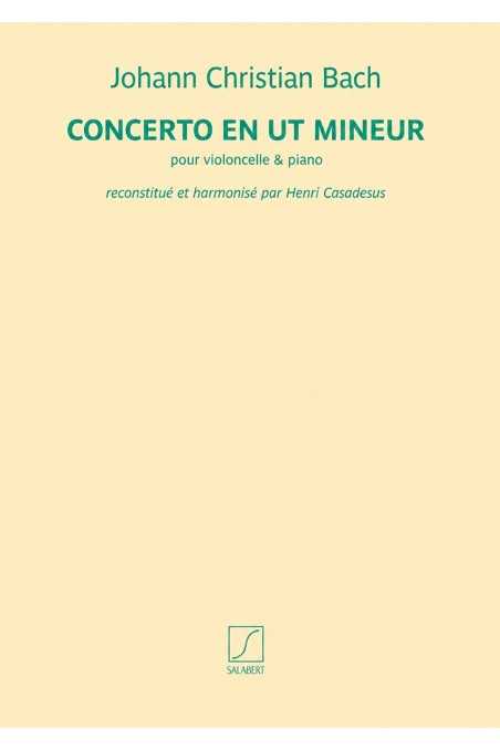 JC Bach, Concerto in C Minor for Cello and Piano (Salabert)