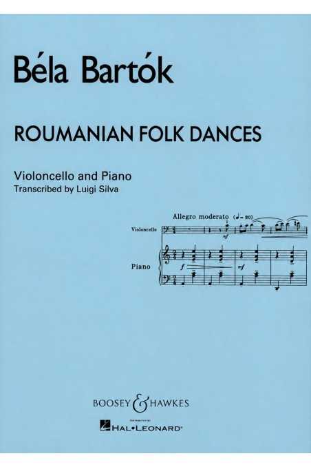 Bartok, Roumanian Folk Dances For Cello (Boosey And Hawkes)