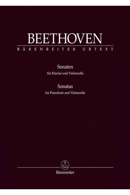 Beethoven, Sonatas For Cello And Piano Complete (Barenreiter)