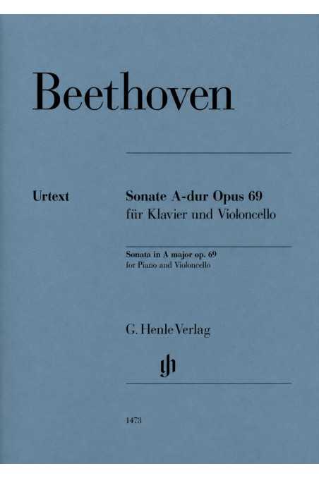 Beethoven, Sonata in A Major Op 69 for Cello and Piano (Henle)