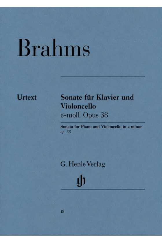 Brahms, Sonata In E Minor...