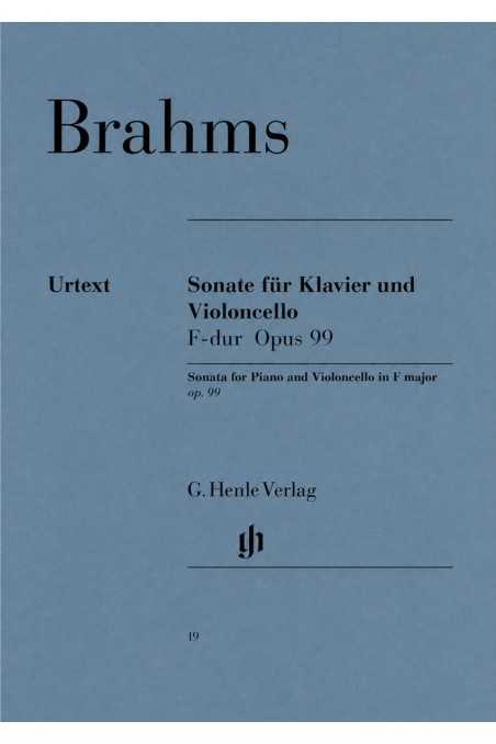 Brahms, Sonata In F Major For Cello And Piano Op.99 (Henle)