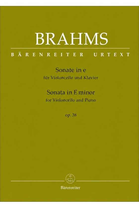Brahms , Sonatas In E Minor...