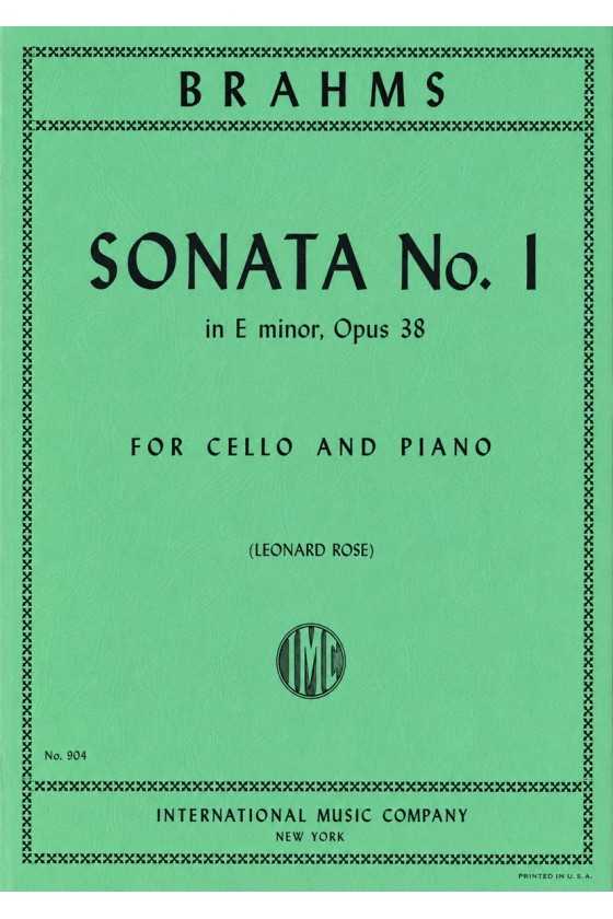Brahms, Sonata No 1 In E...