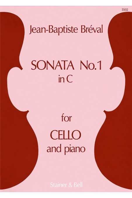 Breval, Sonata Op. 40 No. 1 In C For Cello And Piano (Stainer & Bell)