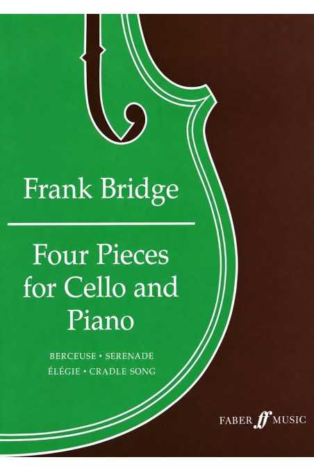 Bridge, Four Pieces For Cello And Piano (Faber)