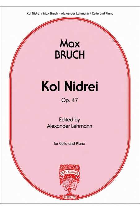 Kol Nidrei Op 47 Cello/ Piano by Bruch (Fisher)