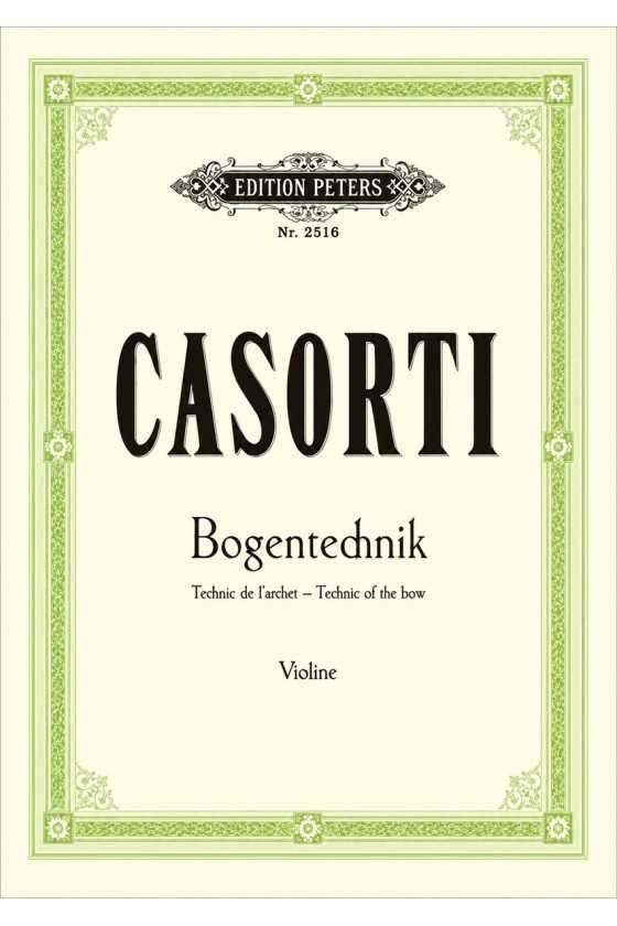 Casorti, Bow Technique Op....
