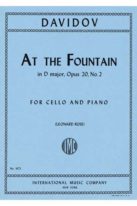 Davidoff, 'At The Fountain' For Cello And Piano (IMC)