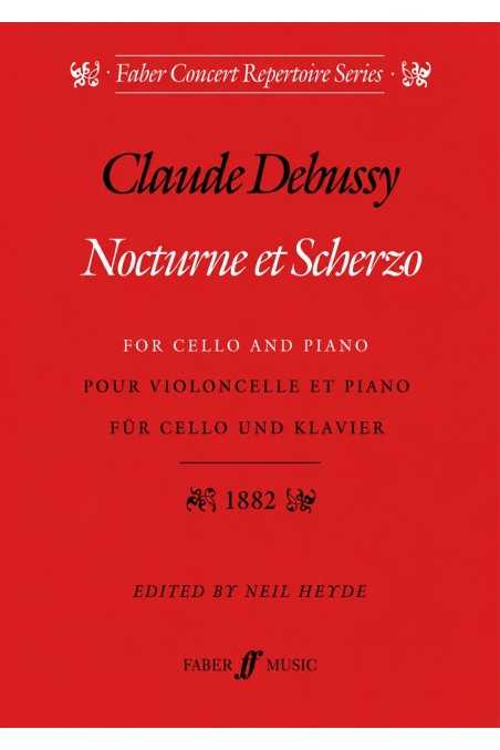 Debussy, Nocturne And Scherzo For Cello (Faber)