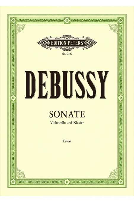 Debussy, Sonata for Cello and Piano Urtext (Peters)