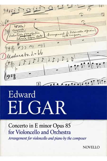 Elgar, Cello Concerto Op. 85 In E Minor (Novello)